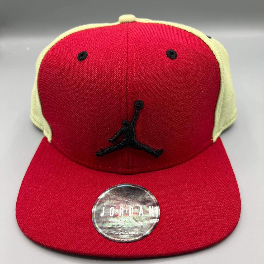 Air Jordan Hat Men Red Green Embroidered Logo Jumpman Snap Back Cap